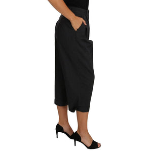 Dolce & Gabbana Schwarze Baumwollhose