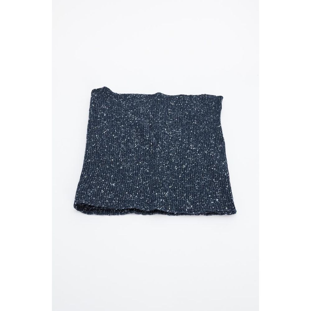 Gas Blauer Marabou-Schal