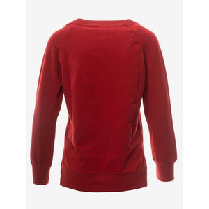Gas Grauer Baumwollpullover