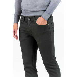 Gas Grüne Baumwoll-Jeans im Slim Fit