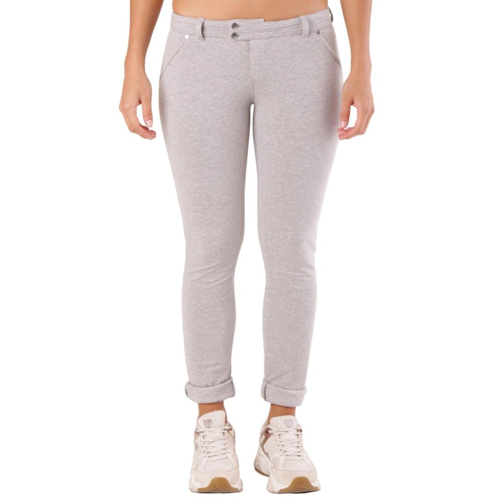 Met Graue Baumwoll-Skinny-Hose