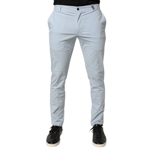 Daniele Alessandrini Hellblaue Skinny Anzughosen
