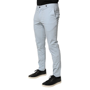 Daniele Alessandrini Hellblaue Skinny Anzughosen
