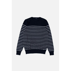 Gas Blauer Kaschmirpullover