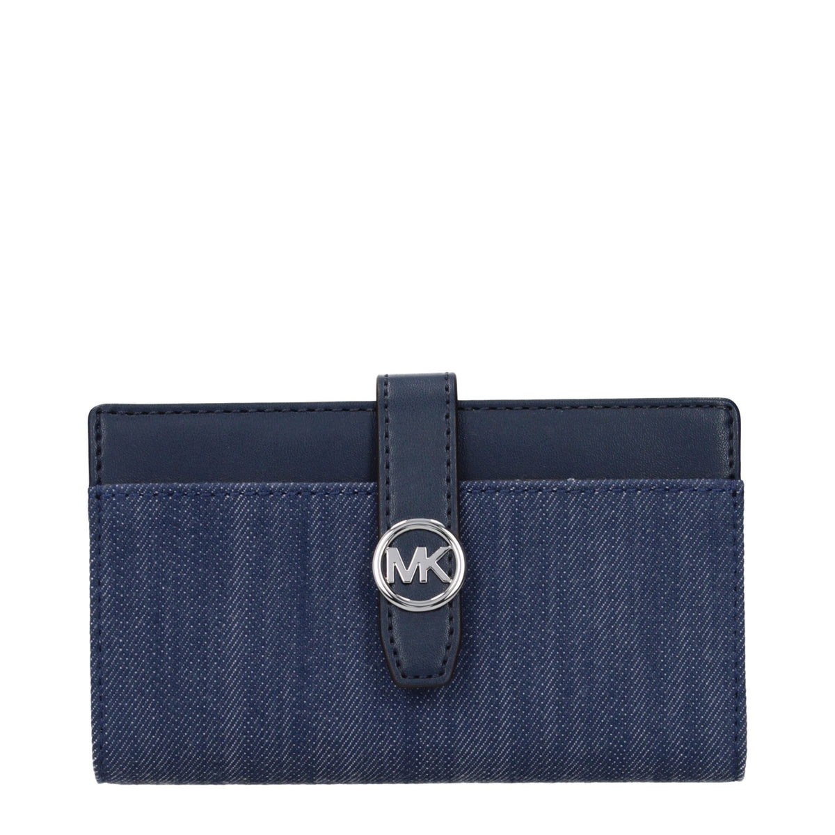 Michael Kors Blaue Geldbörse aus Stoff