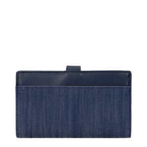 Michael Kors Blaue Geldbörse aus Stoff