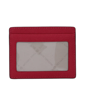Michael Kors Roter Leder-Kartenhalter