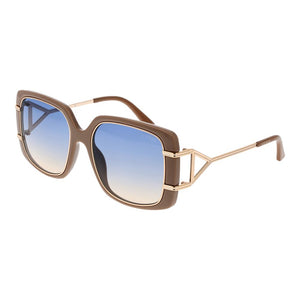 Guess Sonnenbrille aus braunem Metall & Kunststoff