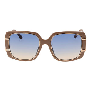 Guess Sonnenbrille aus braunem Metall & Kunststoff
