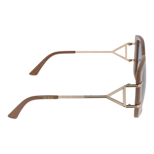 Guess Sonnenbrille aus braunem Metall & Kunststoff