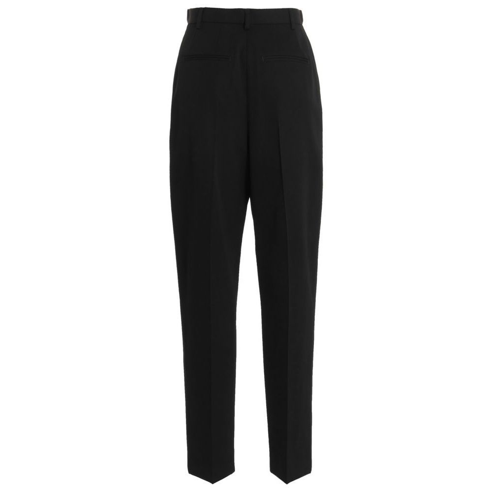 Tory Burch Schwarze Palazzo-Hose aus Polyester