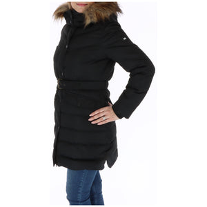 Pepe Jeans Schwarzer Polyester-Mantel