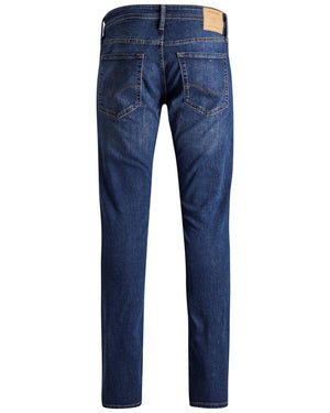Jack & Jones Blaue Baumwoll-Jeans im Slim Fit