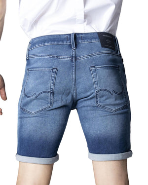 Jack & Jones Blaue Jeans-Shorts
