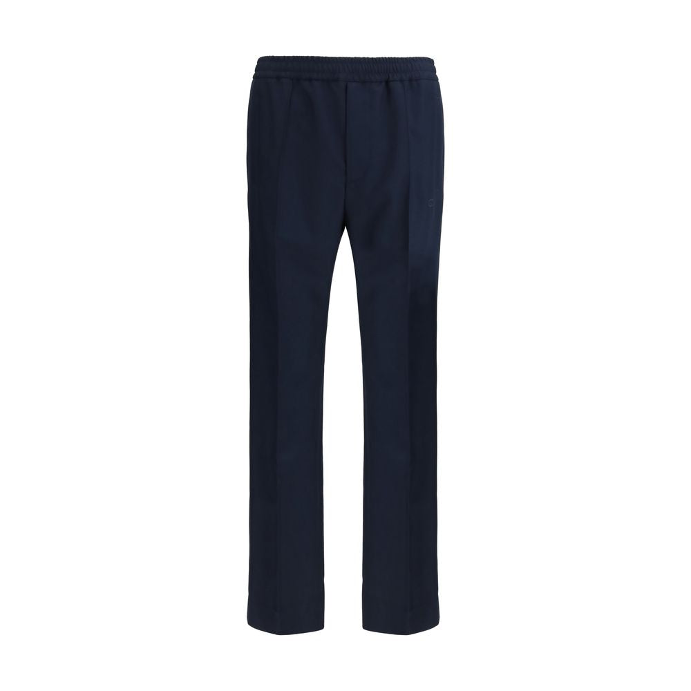 Gucci Blaue Freizeithose aus Polyester