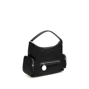 Stella McCartney Schwarze Bos Taurus Kalbsleder Schultertasche