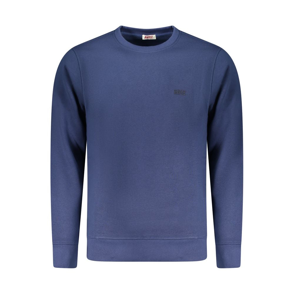 Rifle Blaues Baumwoll-Sweatshirt für Herren