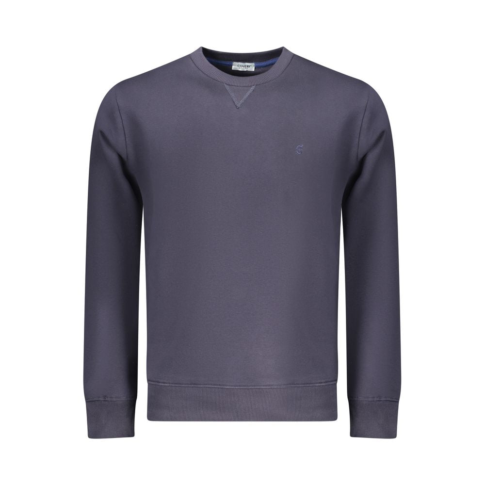 Coveri Moving Blauer Baumwoll-Sweatshirt für Herren