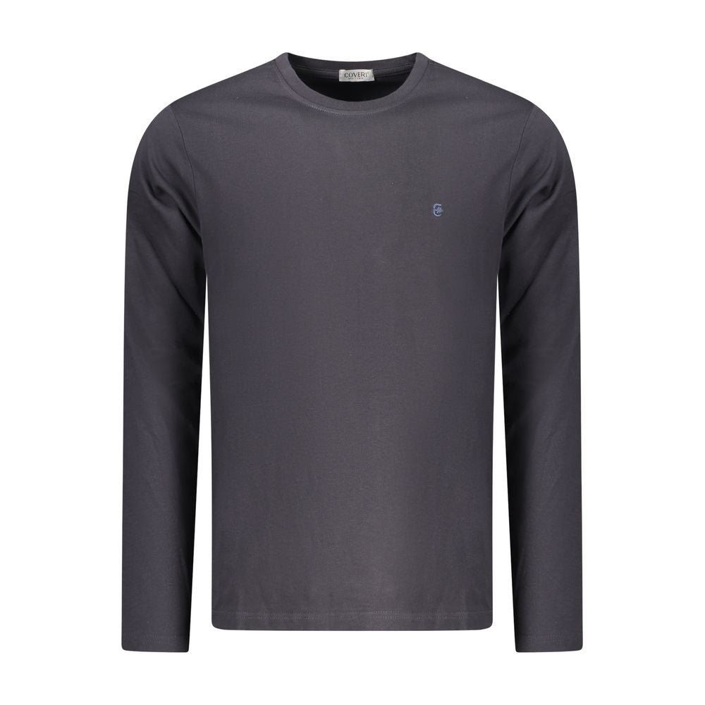 Coveri Moving Blu Baumwoll-T-Shirt für Herren