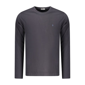 Coveri Moving Blu Baumwoll-T-Shirt für Herren