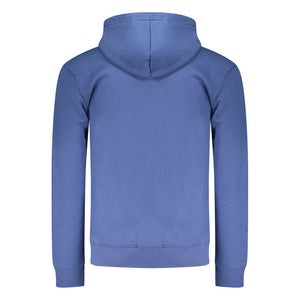 Coveri Moving Blauer Baumwoll-Kapuzenpullover für Herren