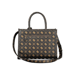 Guess Jeans Handtasche aus Polyurethan in Marrone für Damen