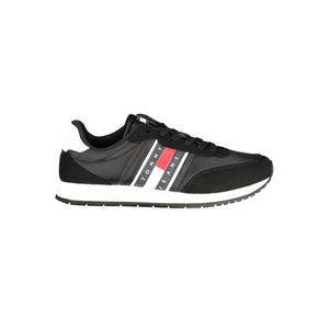 Tommy Hilfiger Schwarzer Sneaker aus Polyurethan für Herren