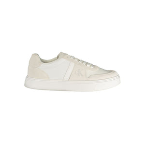 Bianco Polyester Mens Sneaker