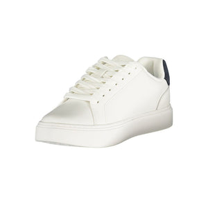 Bianco Poliuretano Uomo Sneaker