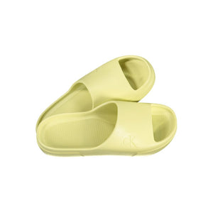 Yellow Polyurethane Men Slipper