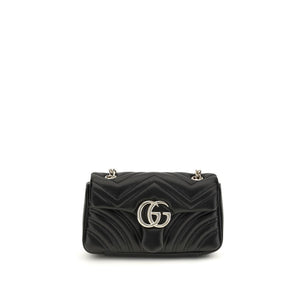 Gucci Schwarze Bos Taurus Kalbsleder Schultertasche