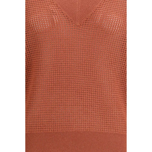 Brunello Cucinelli Mehrfarbiger Kaschmirpullover