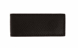 Dolce & Gabbana Brauner Leder Magnet Herren Geldspange Geldclip