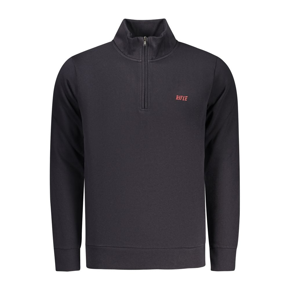 Rifle Blauer Baumwoll-Sweatshirt für Herren