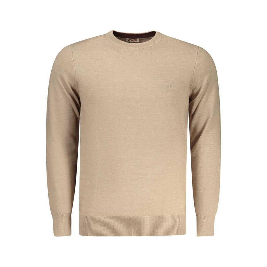 Rifle Beiger Herrenpullover aus Polyester