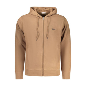 Rifle Marrone Baumwoll-Kapuzenpullover für Herren