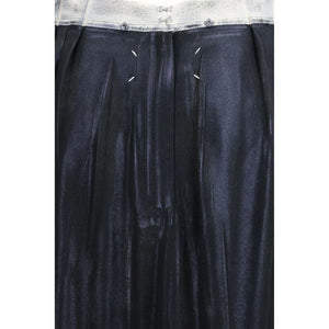 Maison Margiela Blaue Midi-Rock aus Acetat