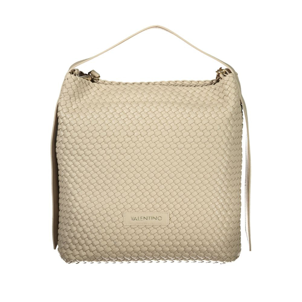 Mario Valentino Damen-Handtasche aus beigem Polyurethan