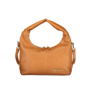 Mario Valentino Braune Handtasche aus Polyethylen