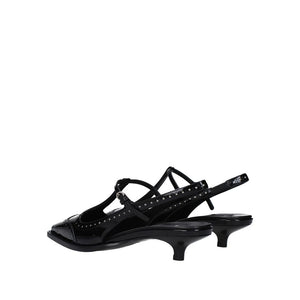 Miu Miu Schwarze Pumps aus Kalbsleder mit mittlerem Absatz