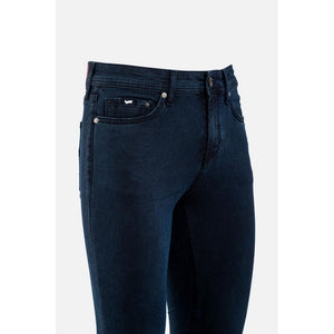 Gas Blaue Baumwoll-Skinny-Jeans