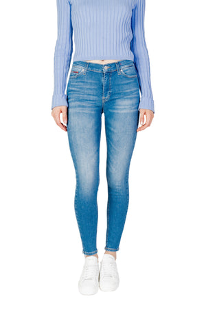 Tommy Hilfiger Blaue Baumwoll-Skinny-Jeans