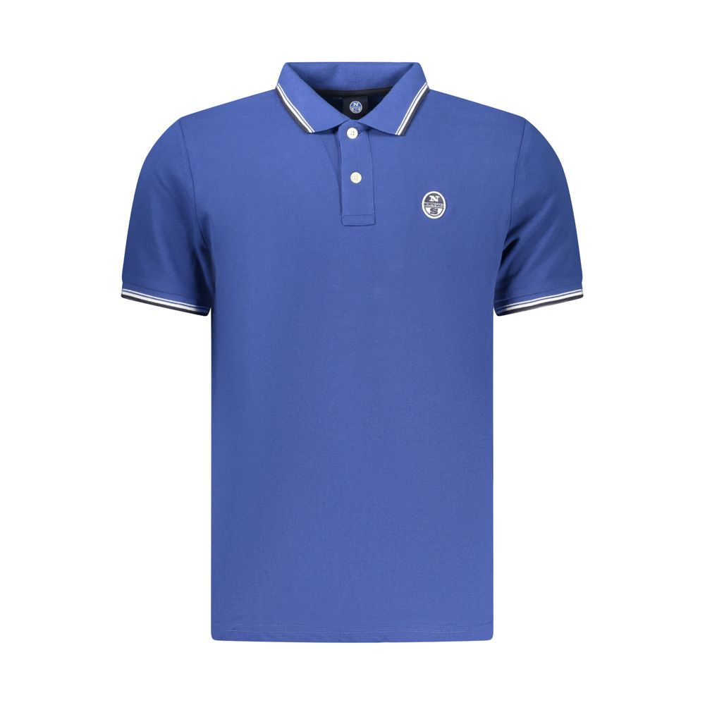 North Sails Blaues Baumwoll-Poloshirt für Herren