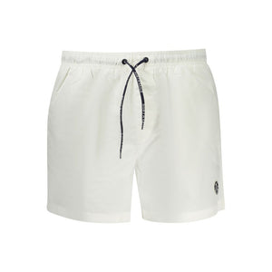 North Sails Weiße Herren-Badeshorts aus Polyester