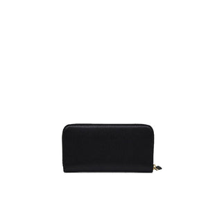 Prada Schwarzes Kalbsleder Portemonnaie