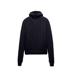 Prada Blauer Wollpullover