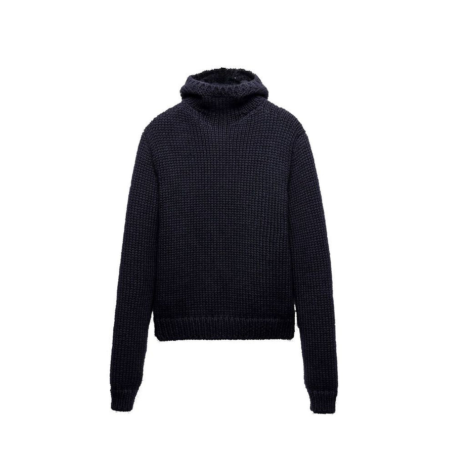 Prada Blauer Wollpullover