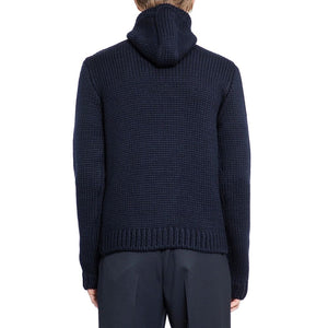 Prada Blauer Wollpullover