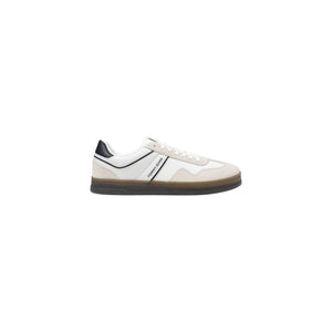 Tommy Hilfiger Jeans Schwarze Leder Low-Top-Sneaker