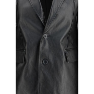 Balenciaga Schwarze Lederjacke